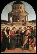 RAFFAELLO Sanzio Spozalizio (The Engagement of Virgin Mary) af France oil painting reproduction